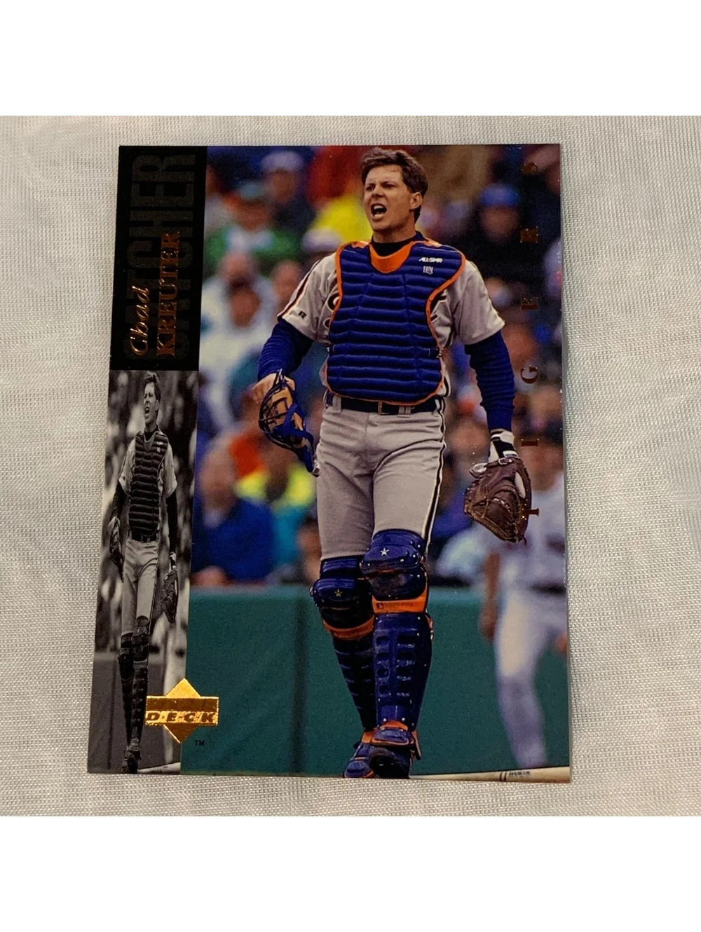 1994 Upper Deck Baseball Chad Kreuter #392 Detroit Tigers MLB Trading Card